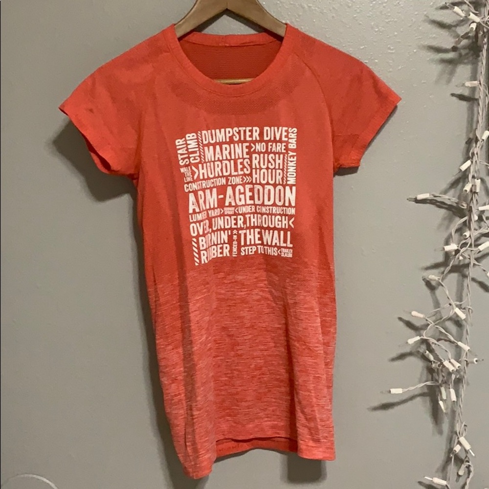 Lululemon Tech Swiftly in red size 6